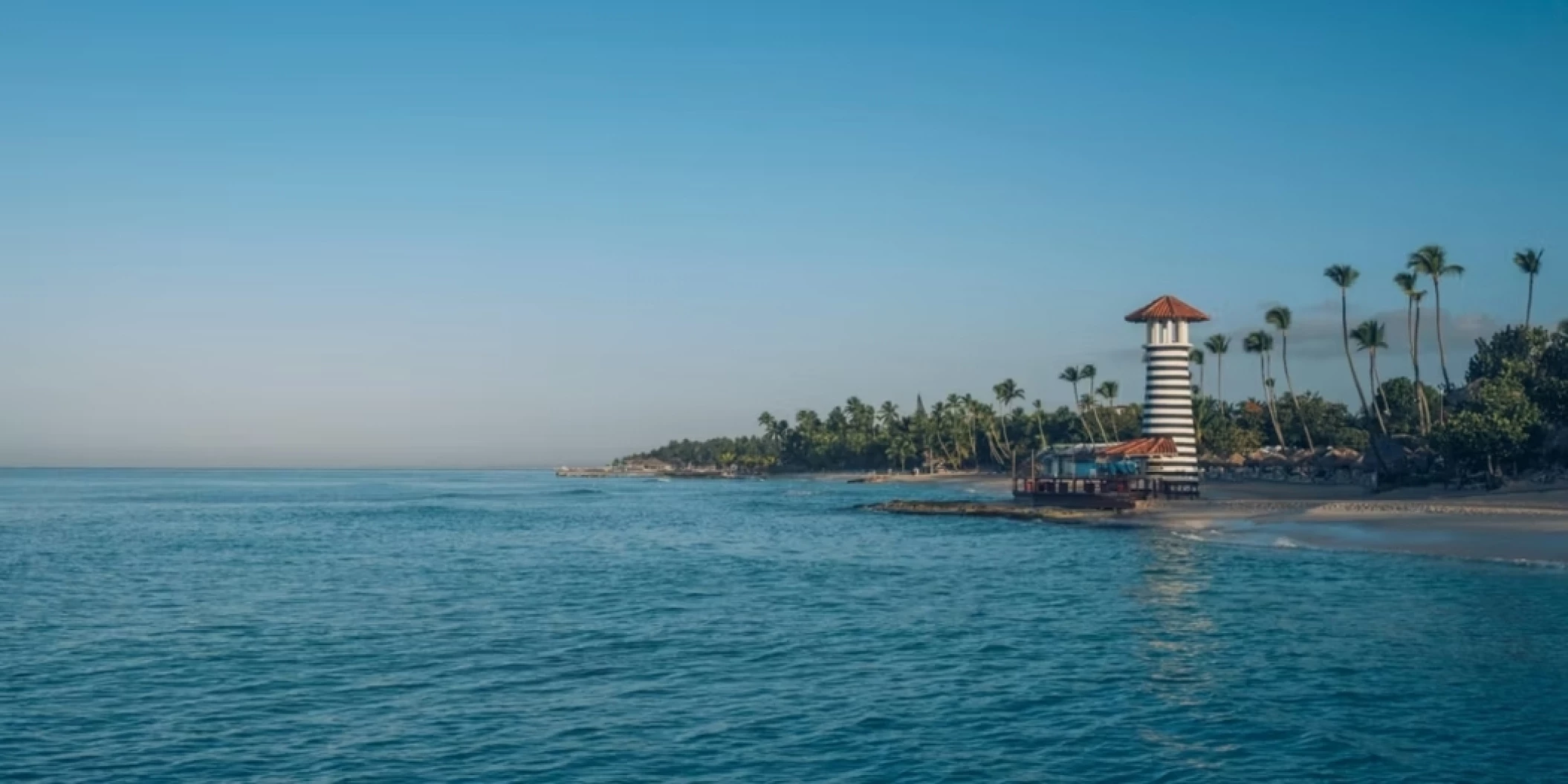 lighthouse and beach at Iberostar Selection Hacienda Dominicus