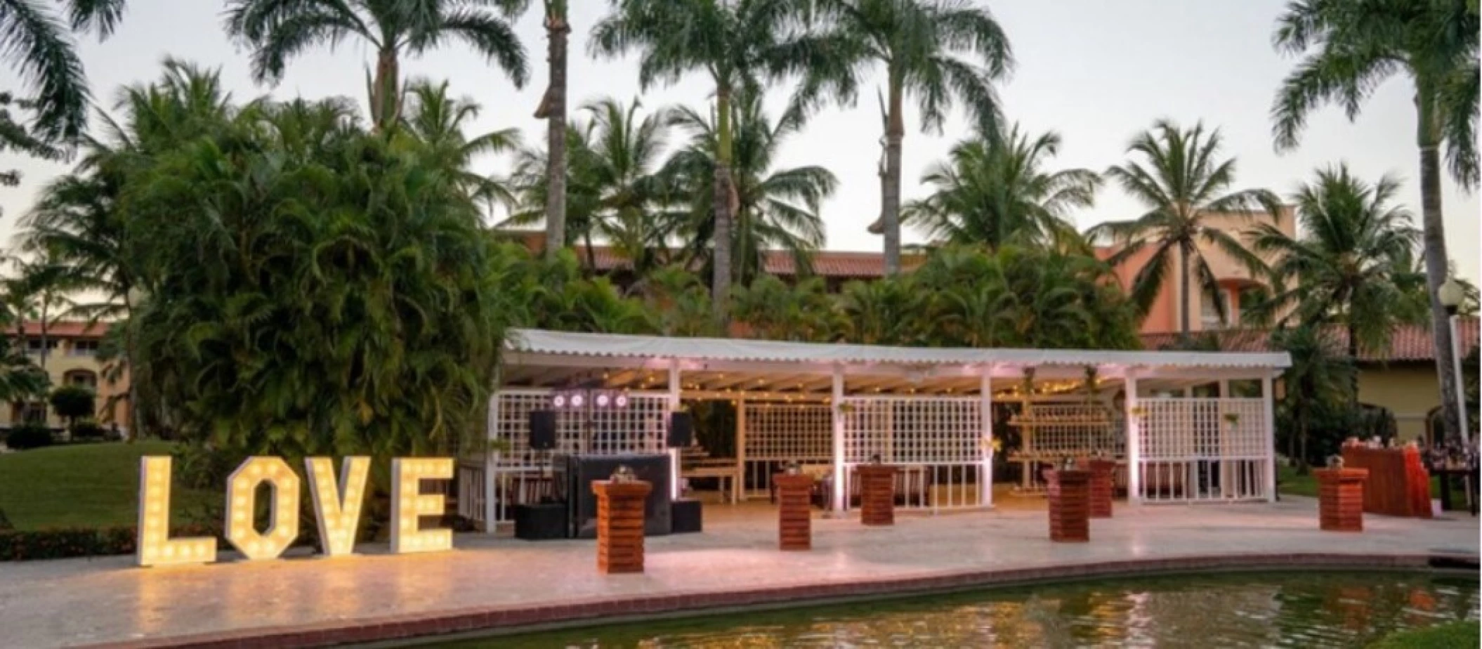 pergolas venue at Iberostar Selection Hacienda Dominicus