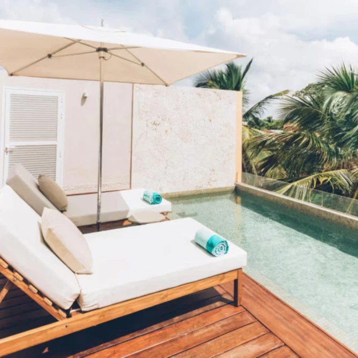 room with plunge pool at Iberostar Selection Hacienda Dominicus