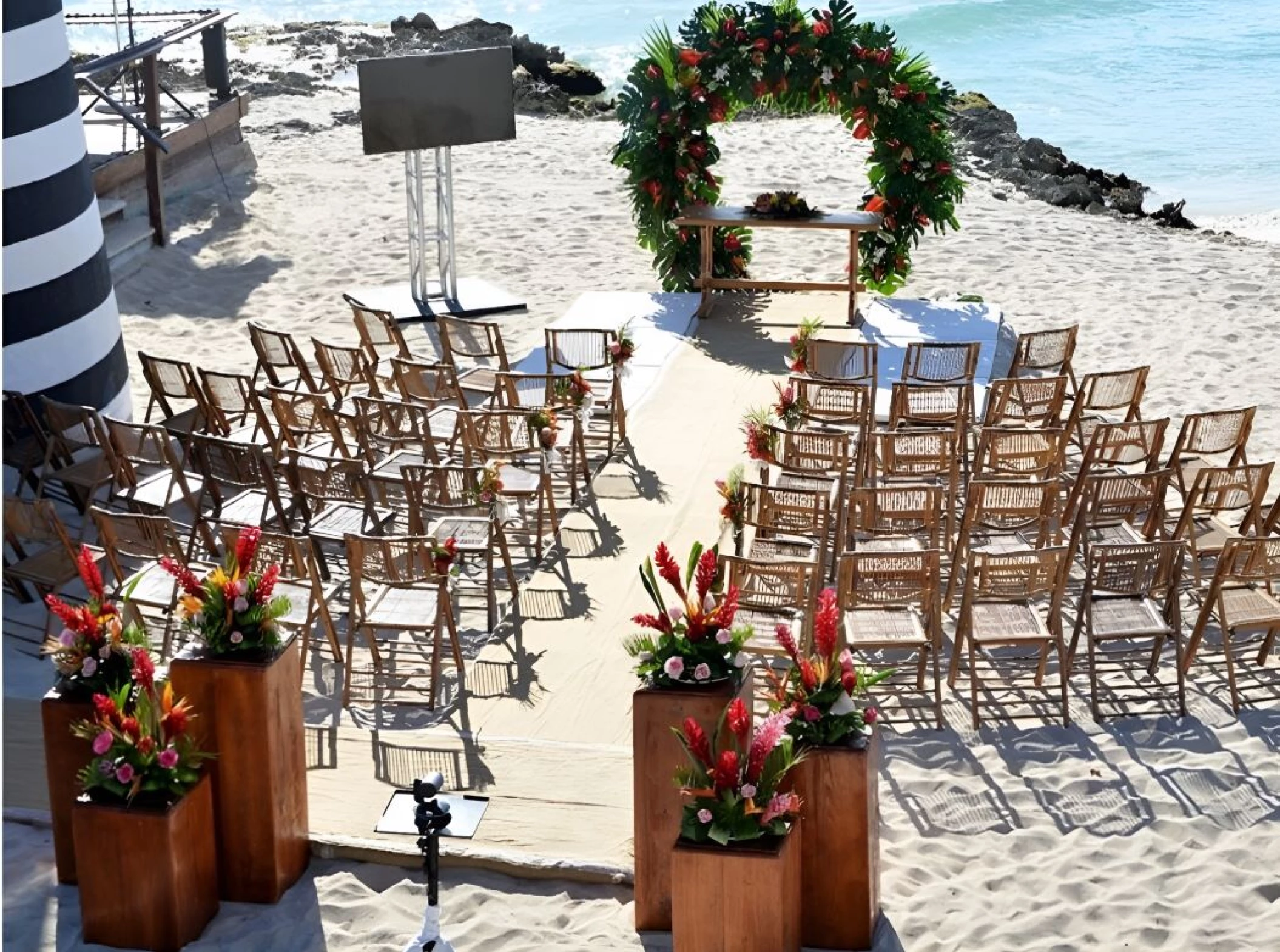 sunset beach venue at Iberostar Selection Hacienda Dominicus