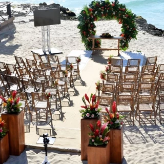 sunset beach venue at Iberostar Selection Hacienda Dominicus