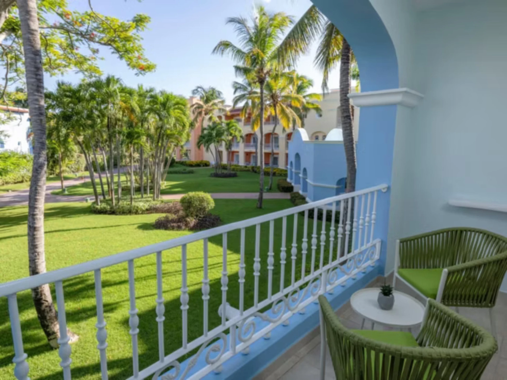 view from the suite balcony at Iberostar Selection Hacienda Dominicus