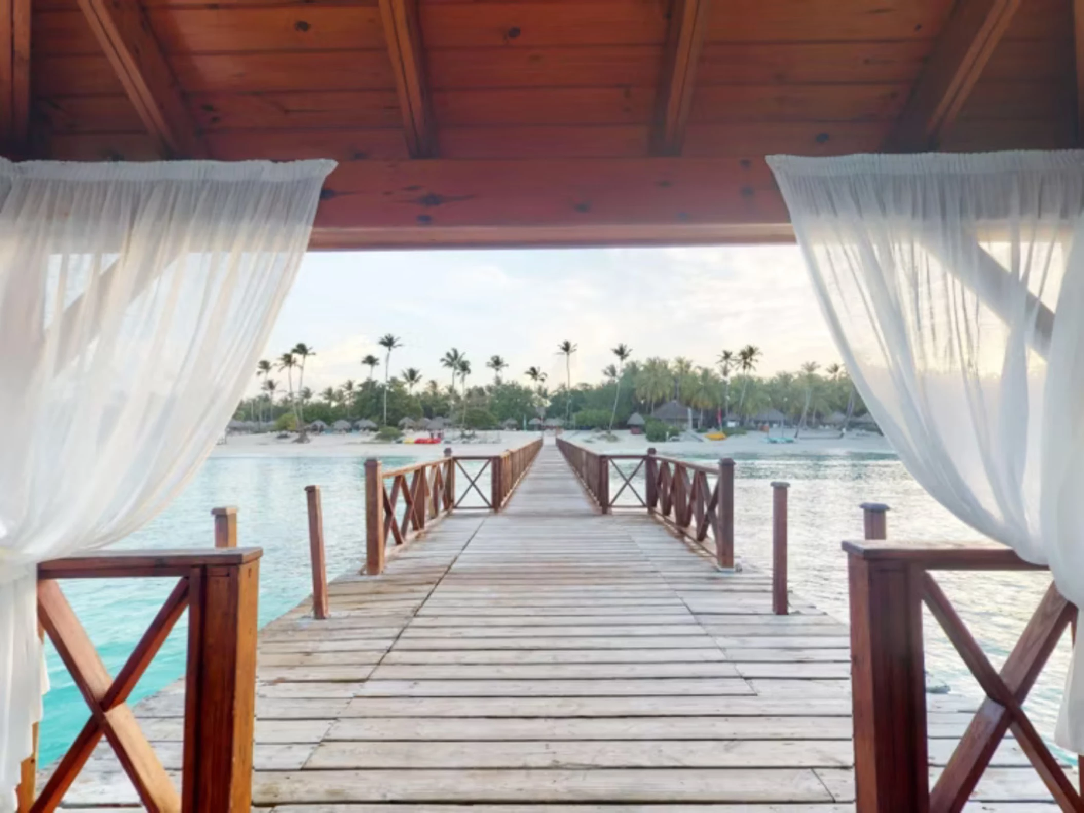 view from pier venue at Iberostar Selection Hacienda Dominicus