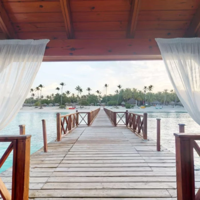 view from pier venue at Iberostar Selection Hacienda Dominicus