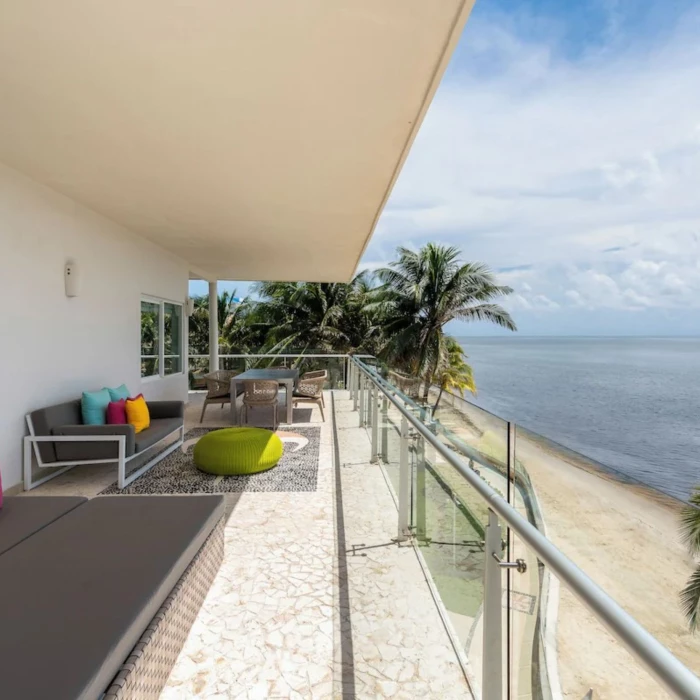 balcony of suite at Iberostar Selection Riviera Cancun