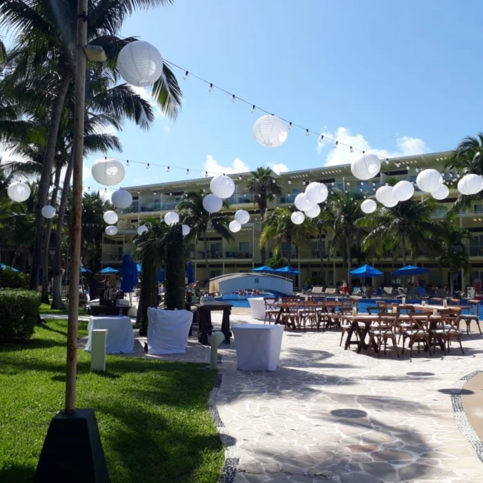 Pool deck venue at Iberostar Selection Riviera Cancun