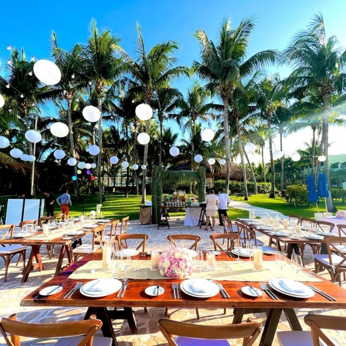 Pool deck venue at Iberostar Selection Riviera Cancun