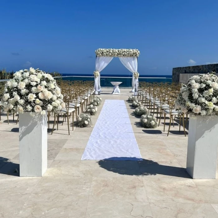 Sky Wedding deck venue at Iberostar Selection Riviera Cancun