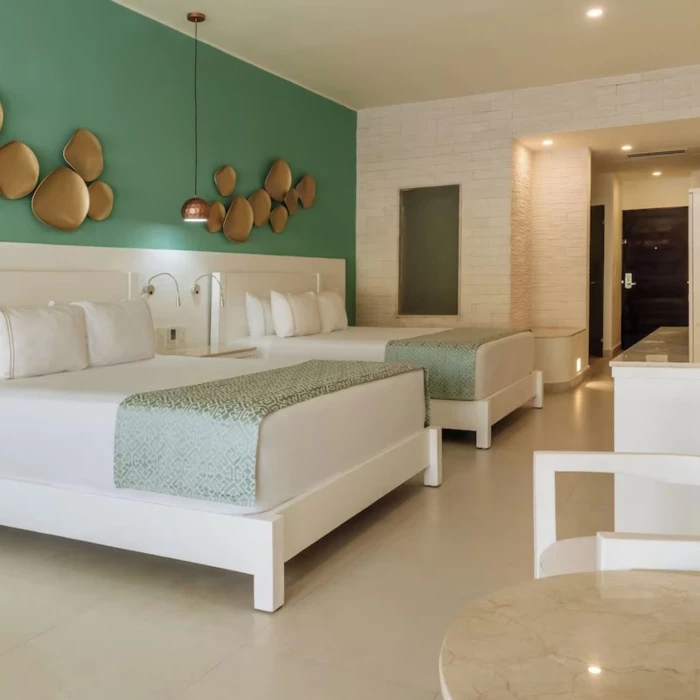 suite with 2 double beds at Iberostar Selection Riviera Cancun