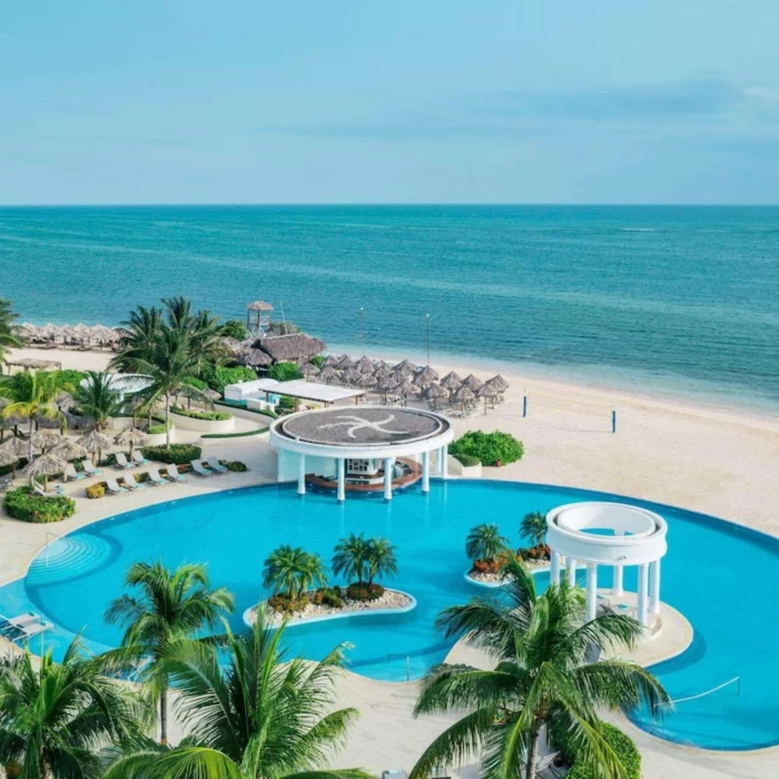 Pool and beach at Iberostar Selection Rose Hall Suites