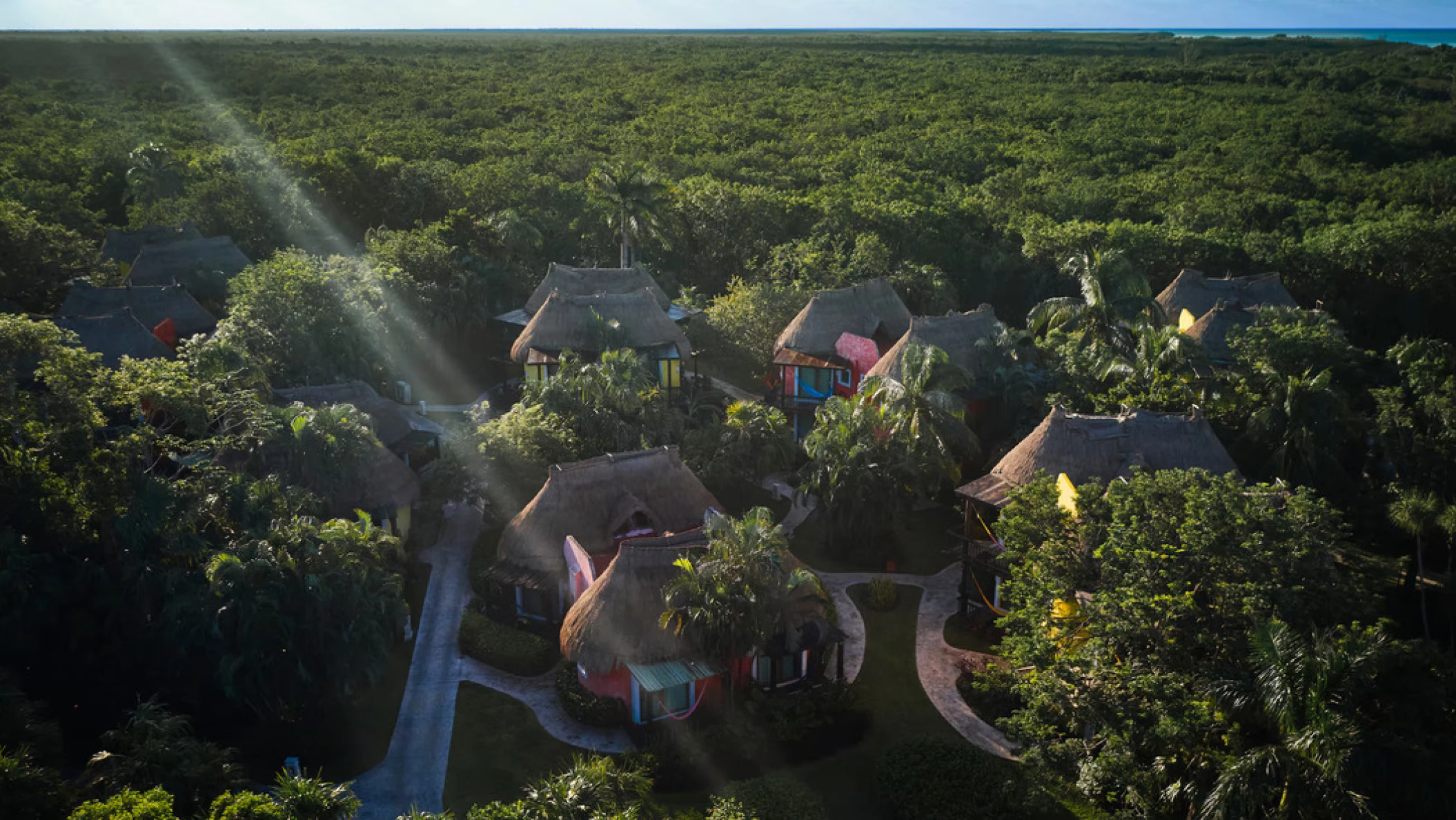 aerial view of rooms at Iberostar Waves Cozumel