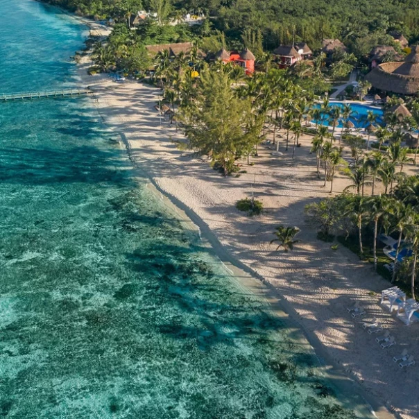 Iberostar Waves Cozumel resort aerial view