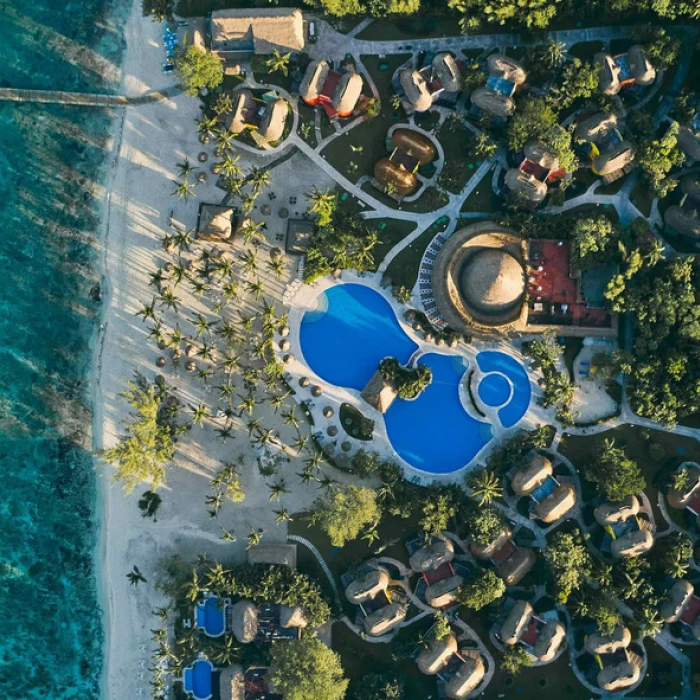 top view of Iberostar Waves Cozumel