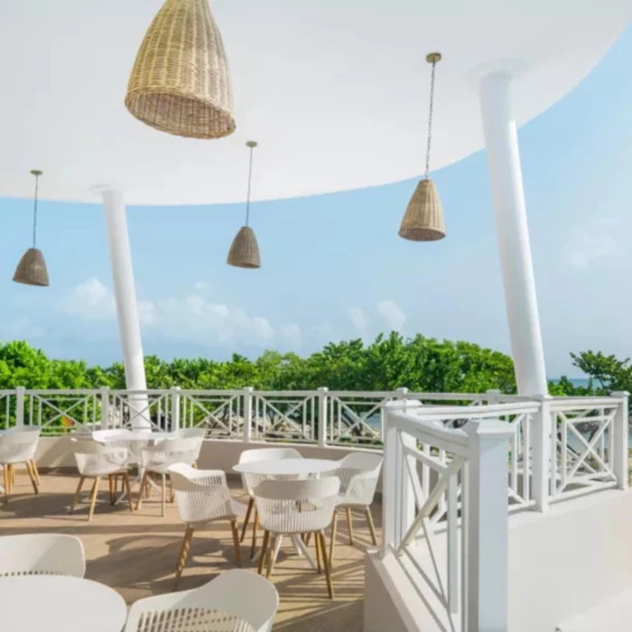 beachside restaurant at Iberostar Waves Rose Hall Beach