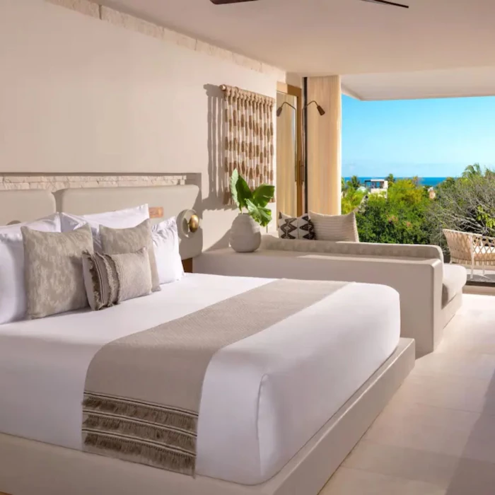 Junior Suite King Partial Ocean View at Impression Isla Mujeres by Secrets