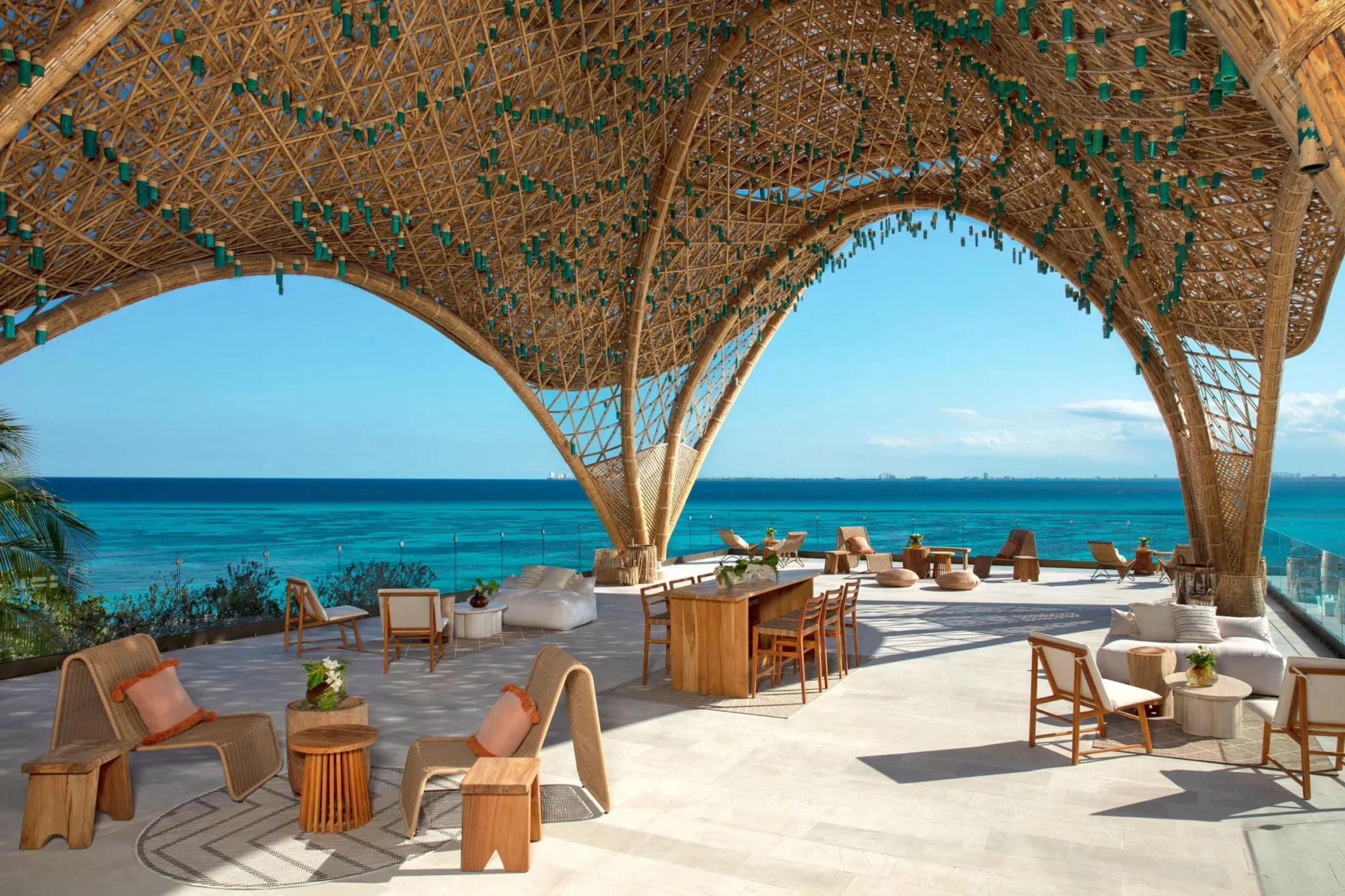 temple wedding gazebo venue at impression isla mujeres by secrets