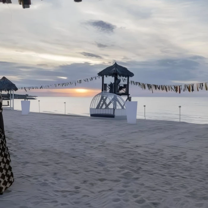 Beach Front venue at JOIA Rose Hall by Iberostar
