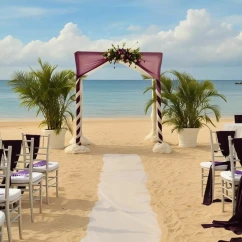 Beach front venue at JOIA Rose Hall by Iberostar