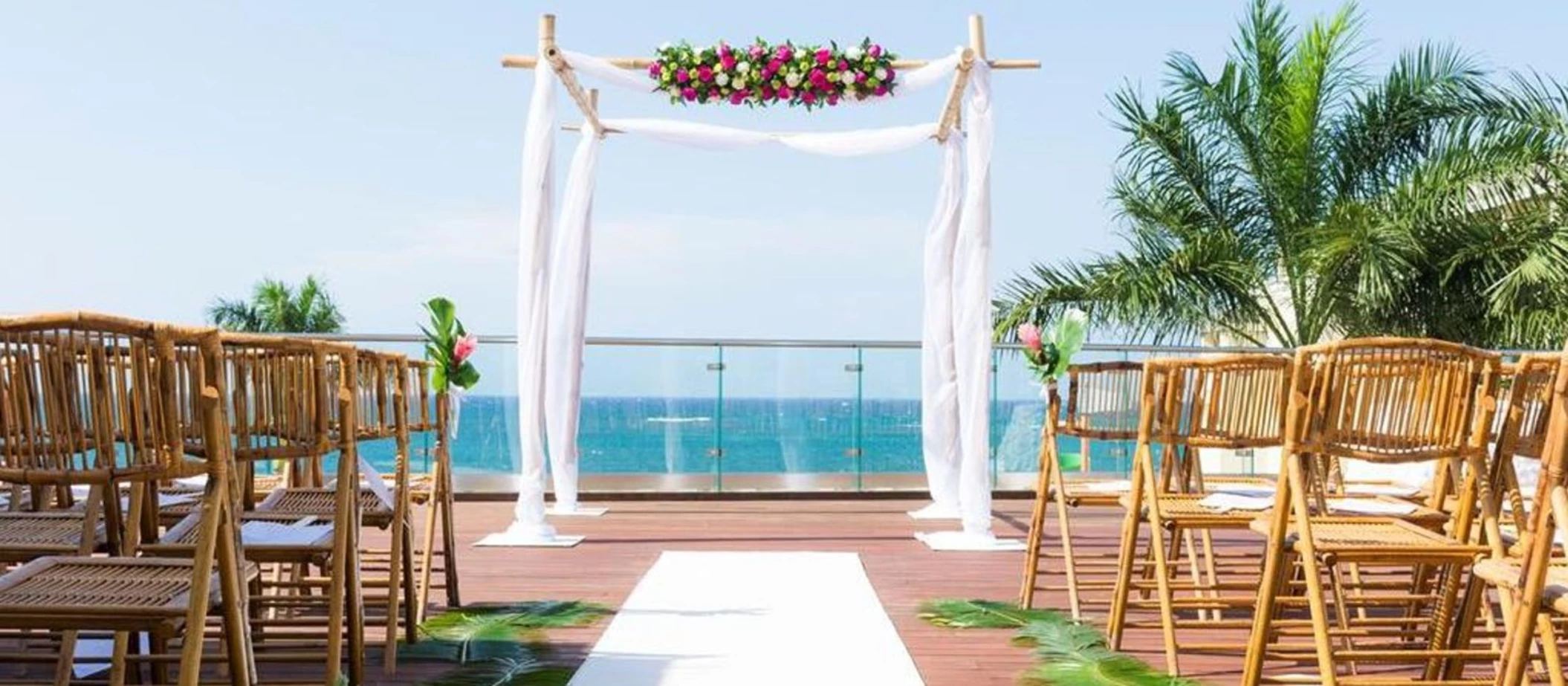 Fit and Fun sky deck venue at Iberostar Rose Hall