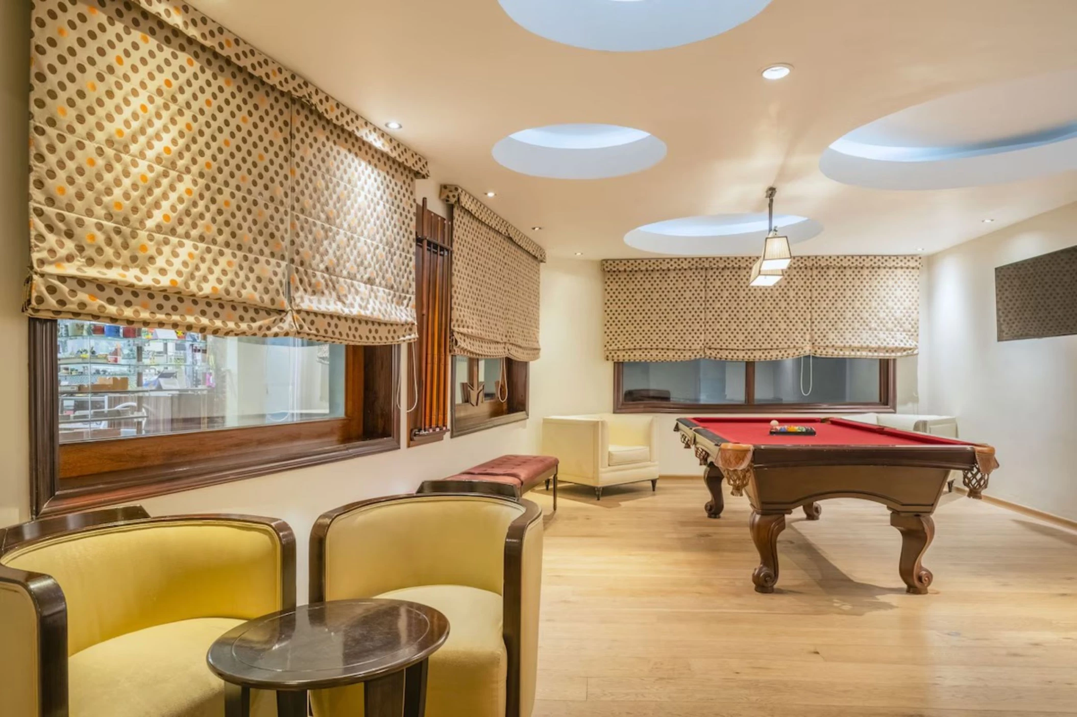 Pool table and lounge at JOIA Rose Hall by Iberostar