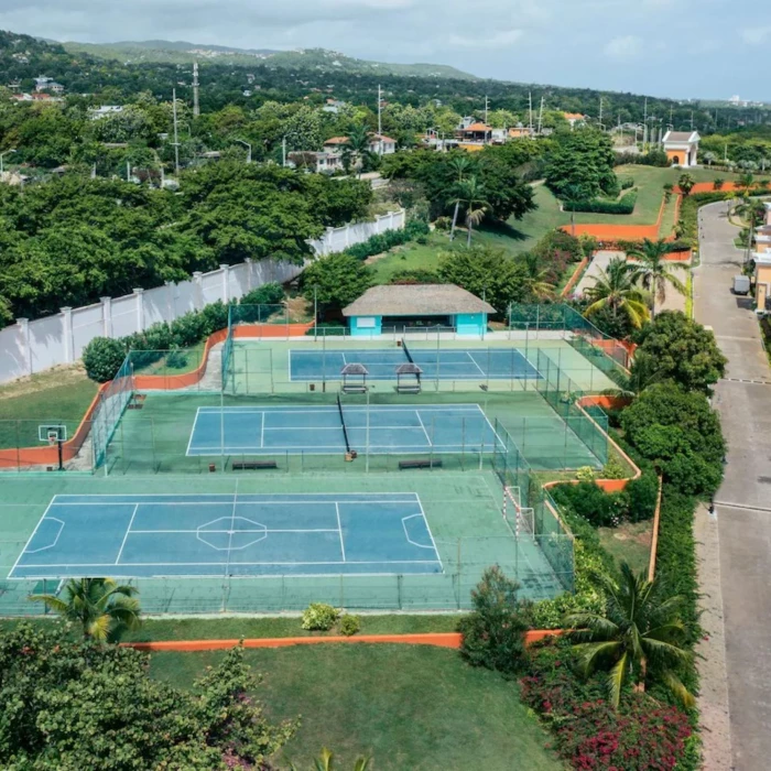 Tennis courts at JOIA Rose Hall by Iberostar