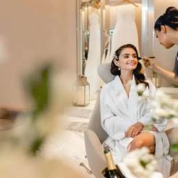 bridal suite at Le Blanc Spa Resort Cancun