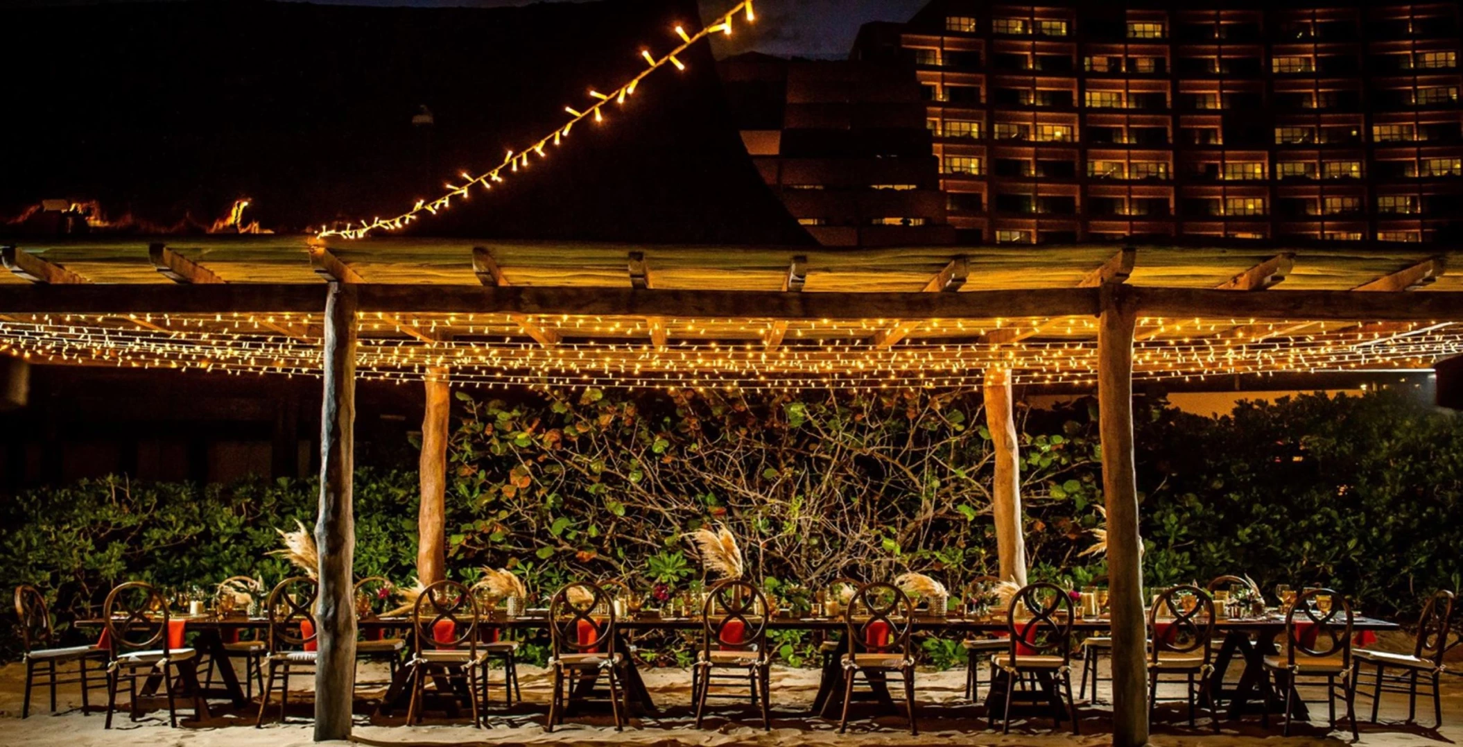 Pergola at South Beach venue at Live Aqua Cancun