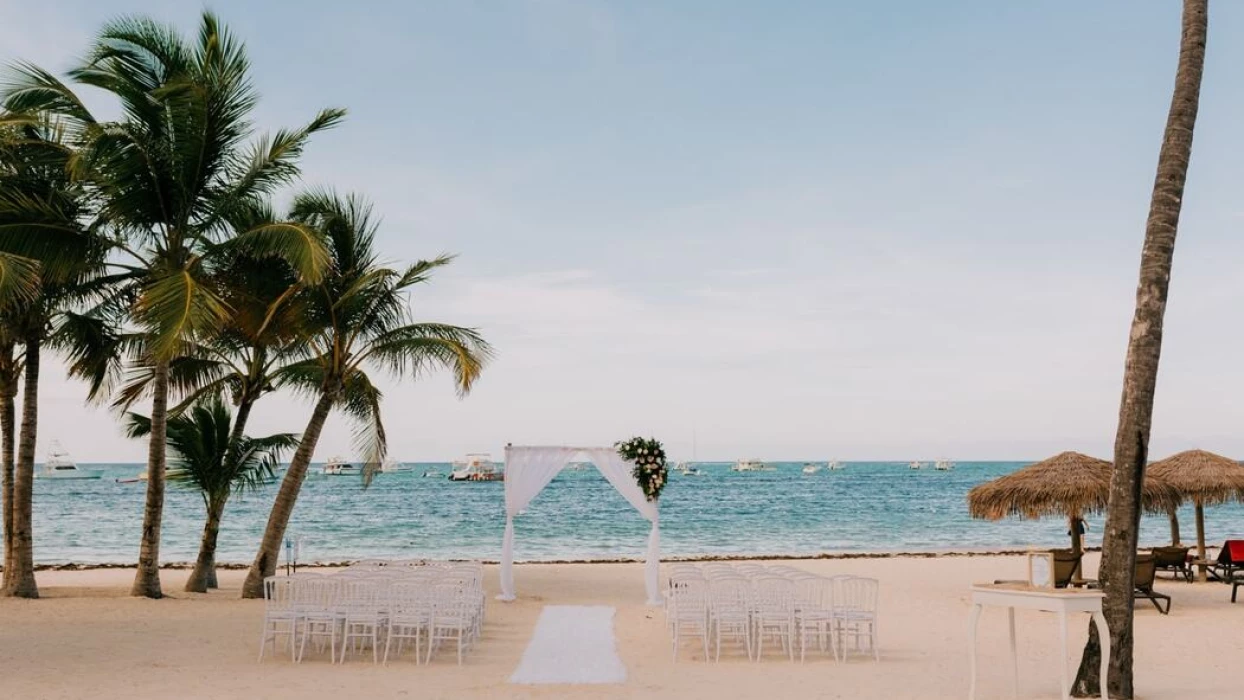 beach wedding venue at Lopesan Costa Bavaro Resort