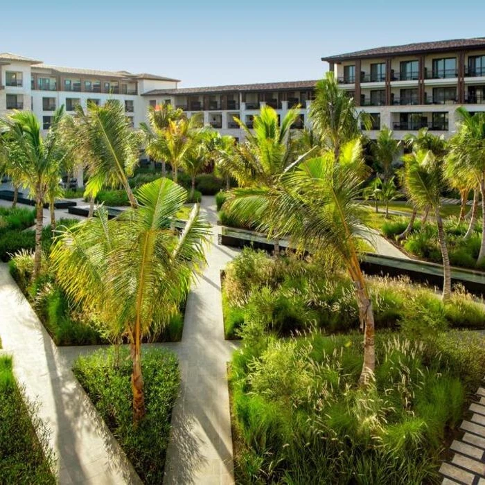 landscaped gardens at Lopesan Costa Bavaro Resort