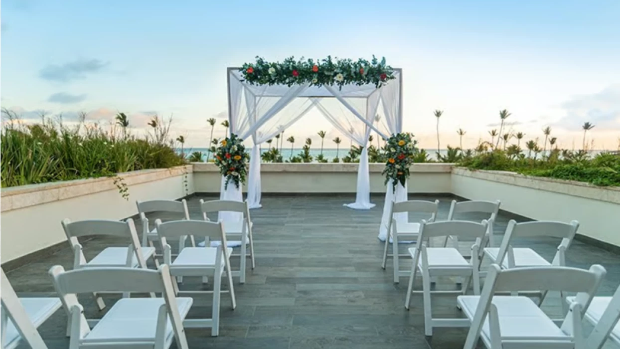 rooftop wedding venue at Lopesan Costa Bavaro Resort