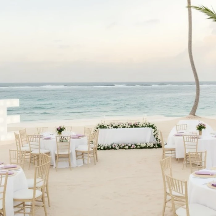 beach area venue at Majestic Colonial Punta Cana