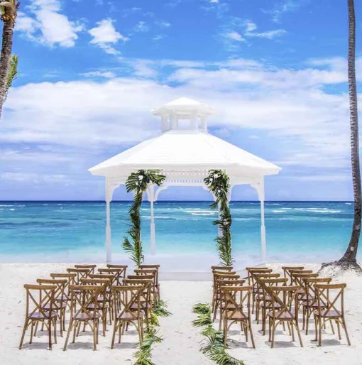 beach gazebo venue at Majestic Colonial Punta Cana