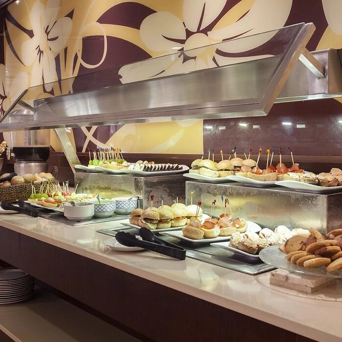 buffet at Majestic Colonial Punta Cana