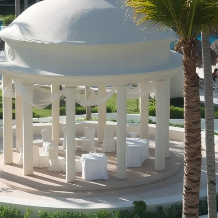 garden gazebo at Majestic Colonial Punta Cana