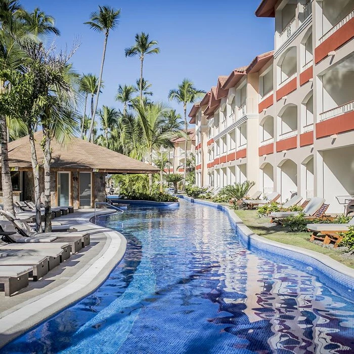 swim out suite exterior at Majestic Colonial Punta Cana