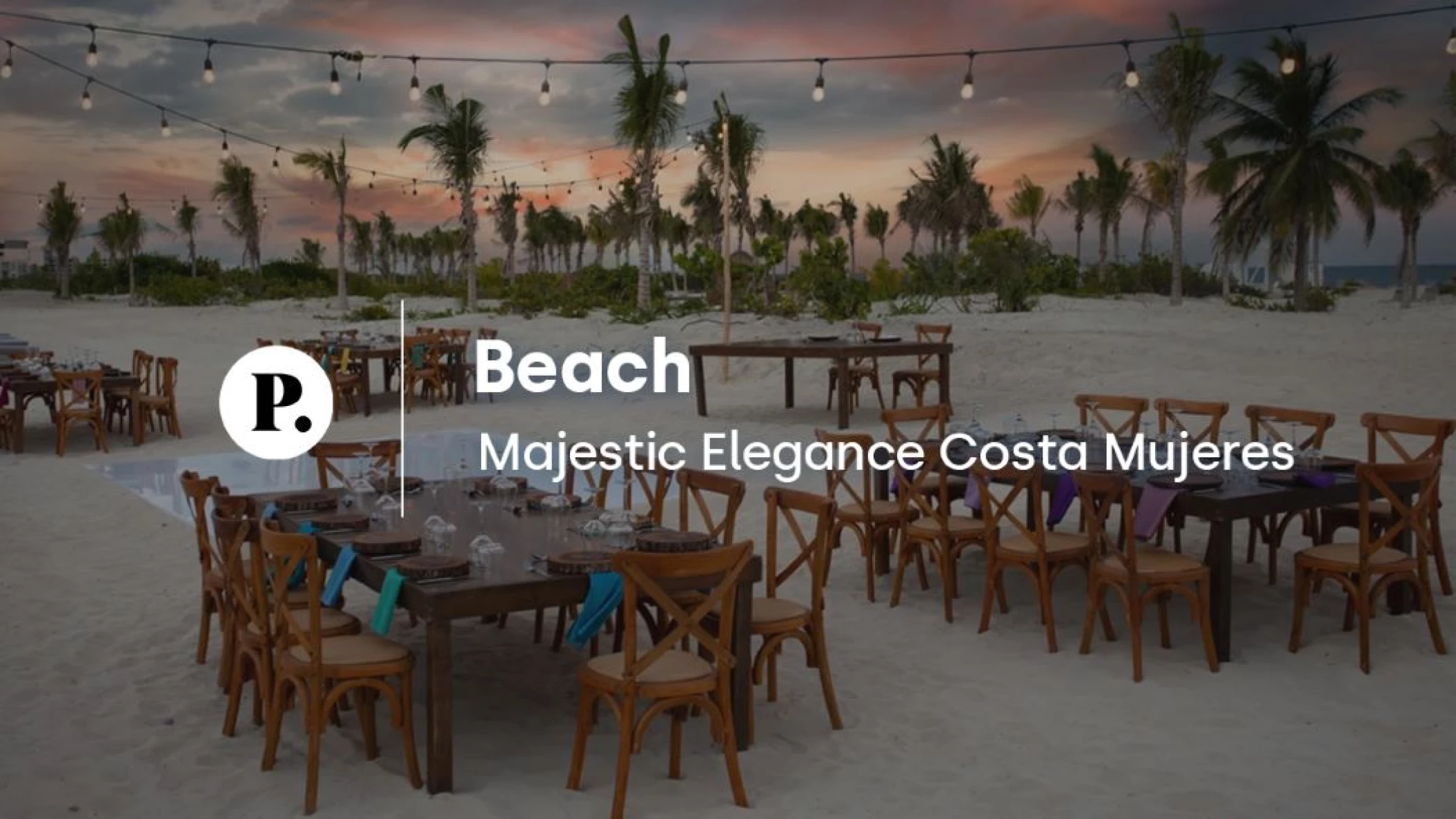 beach wedding venue video review at Majestic Elegance Costa Mujeres