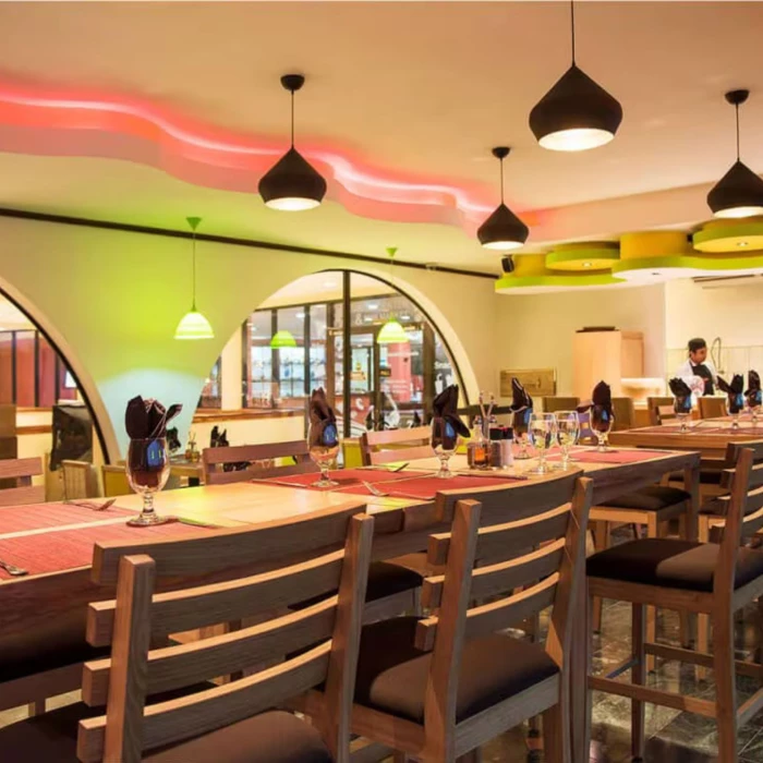 dining venue at Margaritaville Beach Resort Playa Flamingo