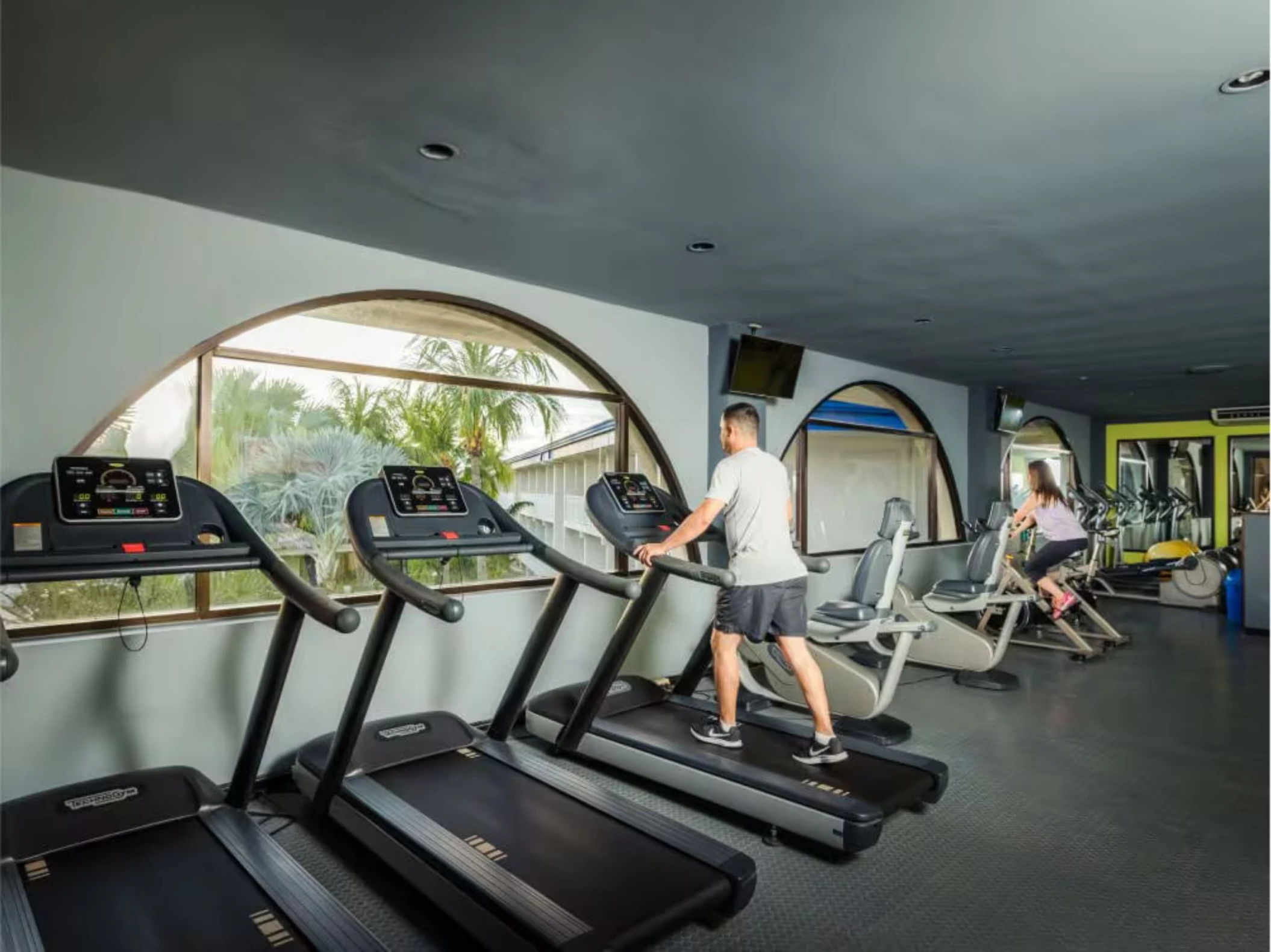 fitness center at Margaritaville Beach Resort Playa Flamingo
