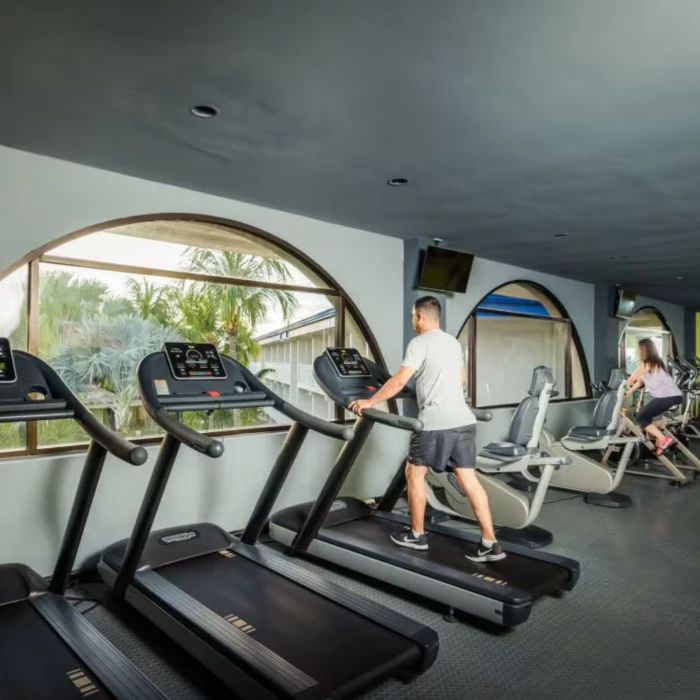 fitness center at Margaritaville Beach Resort Playa Flamingo
