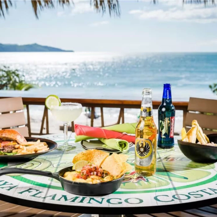 ocean view dining at Margaritaville Beach Resort Playa Flamingo