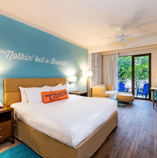 room with garden view at Margaritaville Beach Resort Playa Flamingo