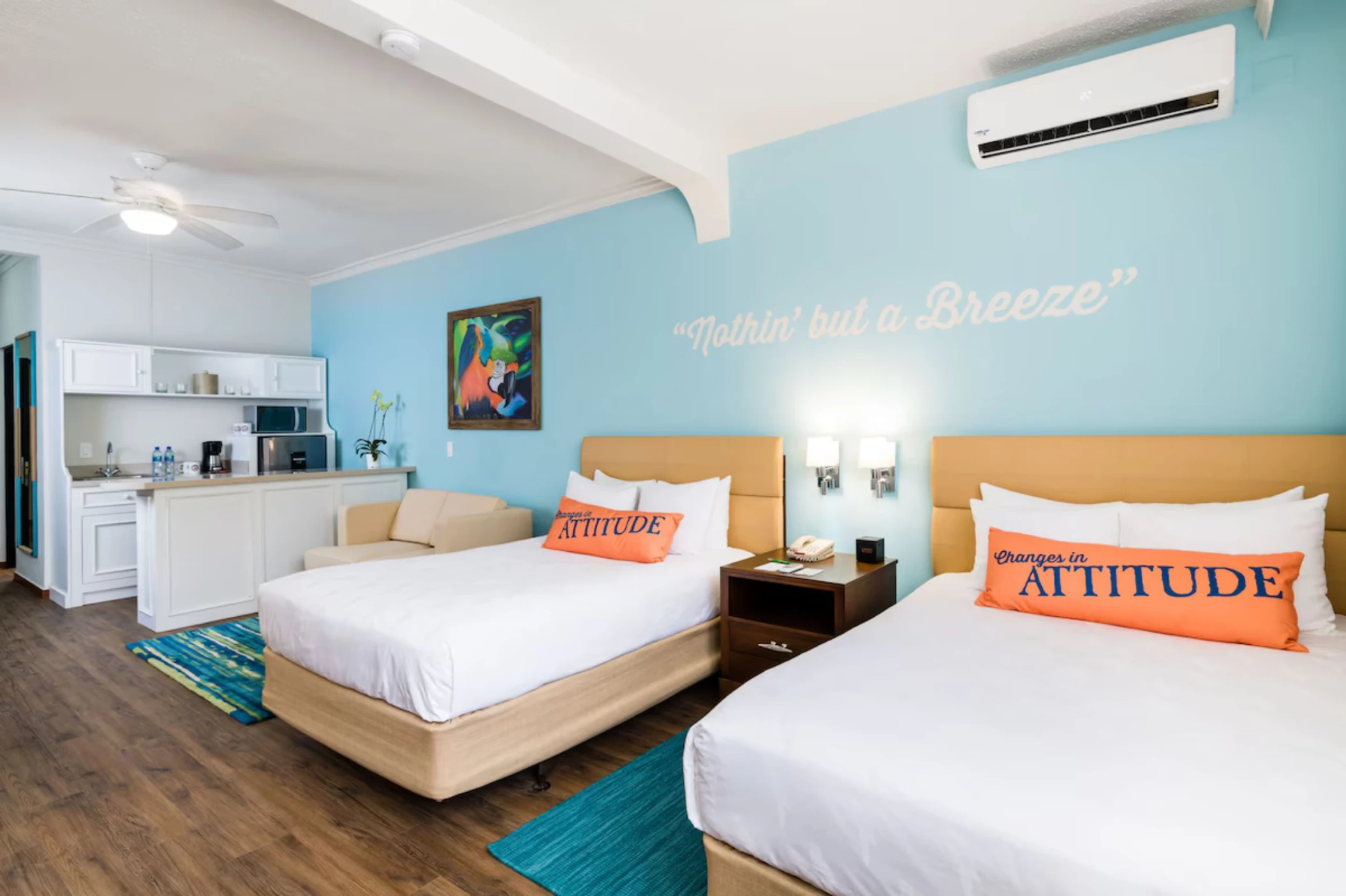 room with two beds at Margaritaville Beach Resort Playa Flamingo