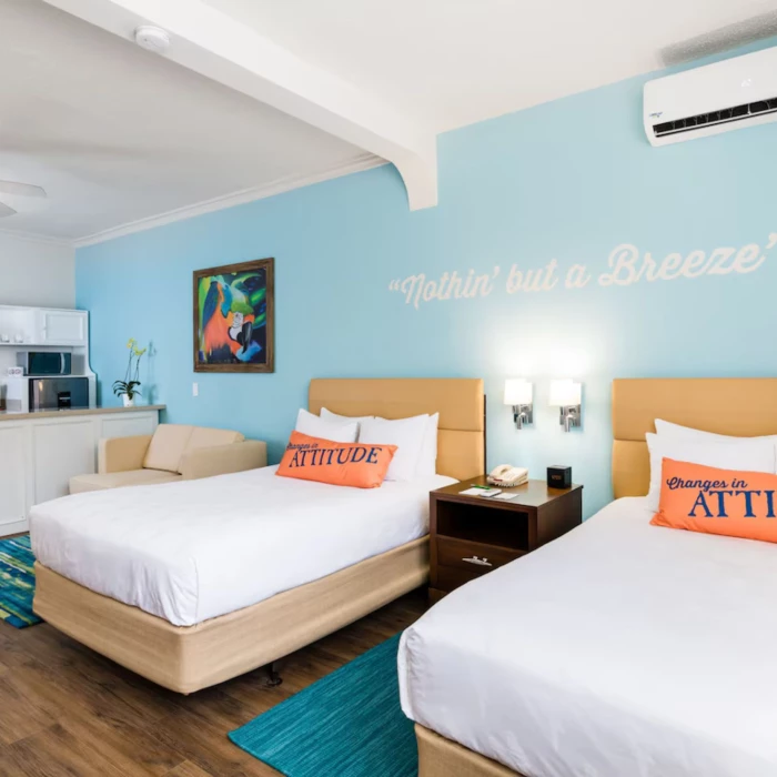 room with two beds at Margaritaville Beach Resort Playa Flamingo