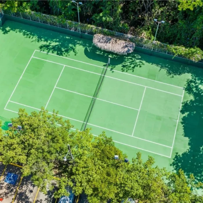 tennis court at Margaritaville Beach Resort Playa Flamingo