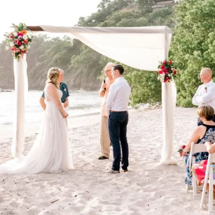 wedding on the beach at Margaritaville Beach Resort Playa Flamingo