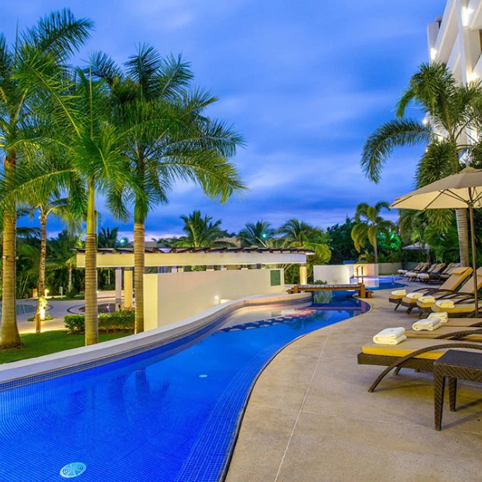 Demi pool at Marival Distinct Luxury residences.