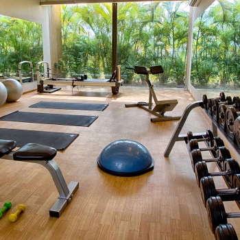 Fitness center at at Marival Distinct Luxury residences.