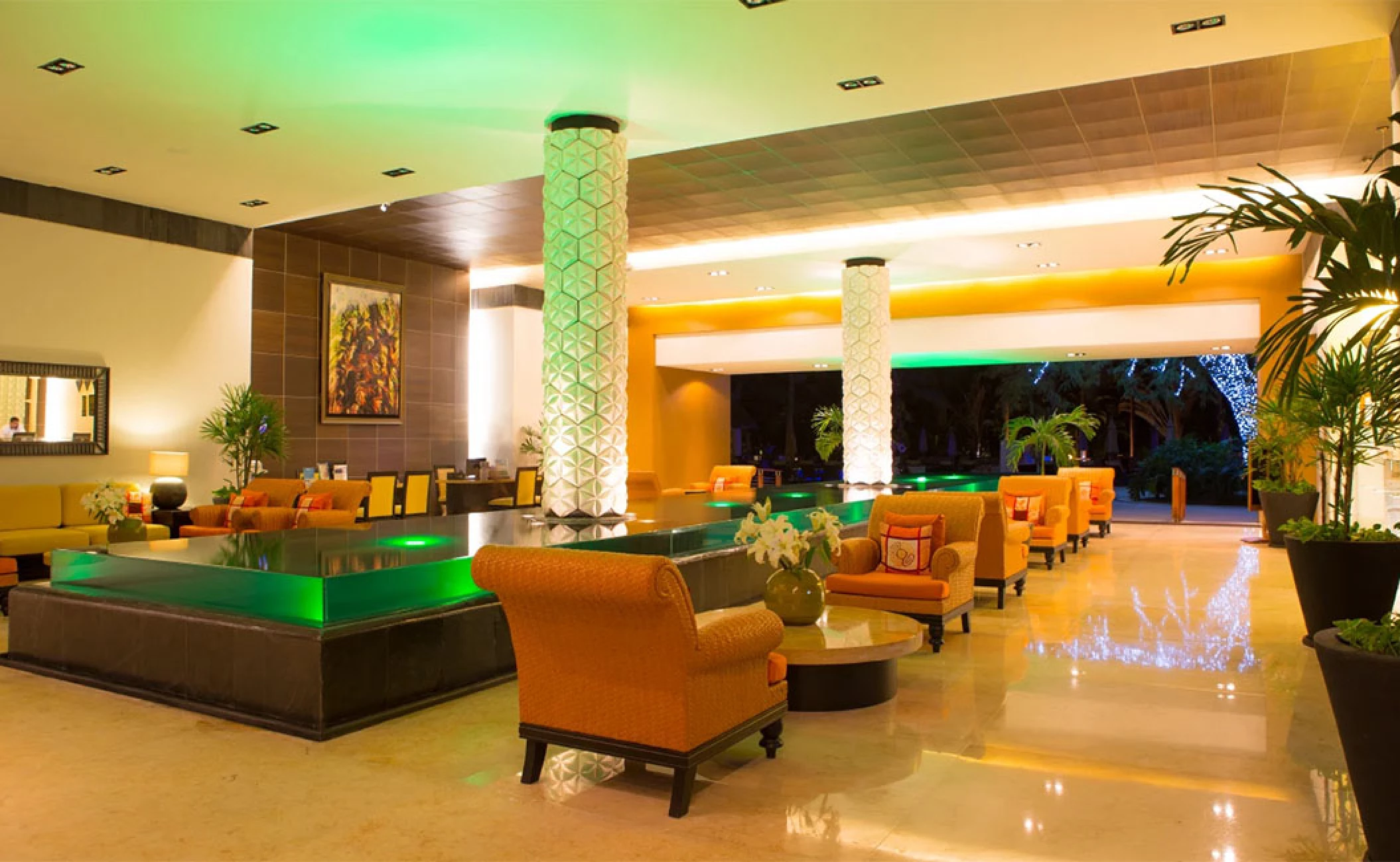 Lobby at Marival Distinct Luxury residences.