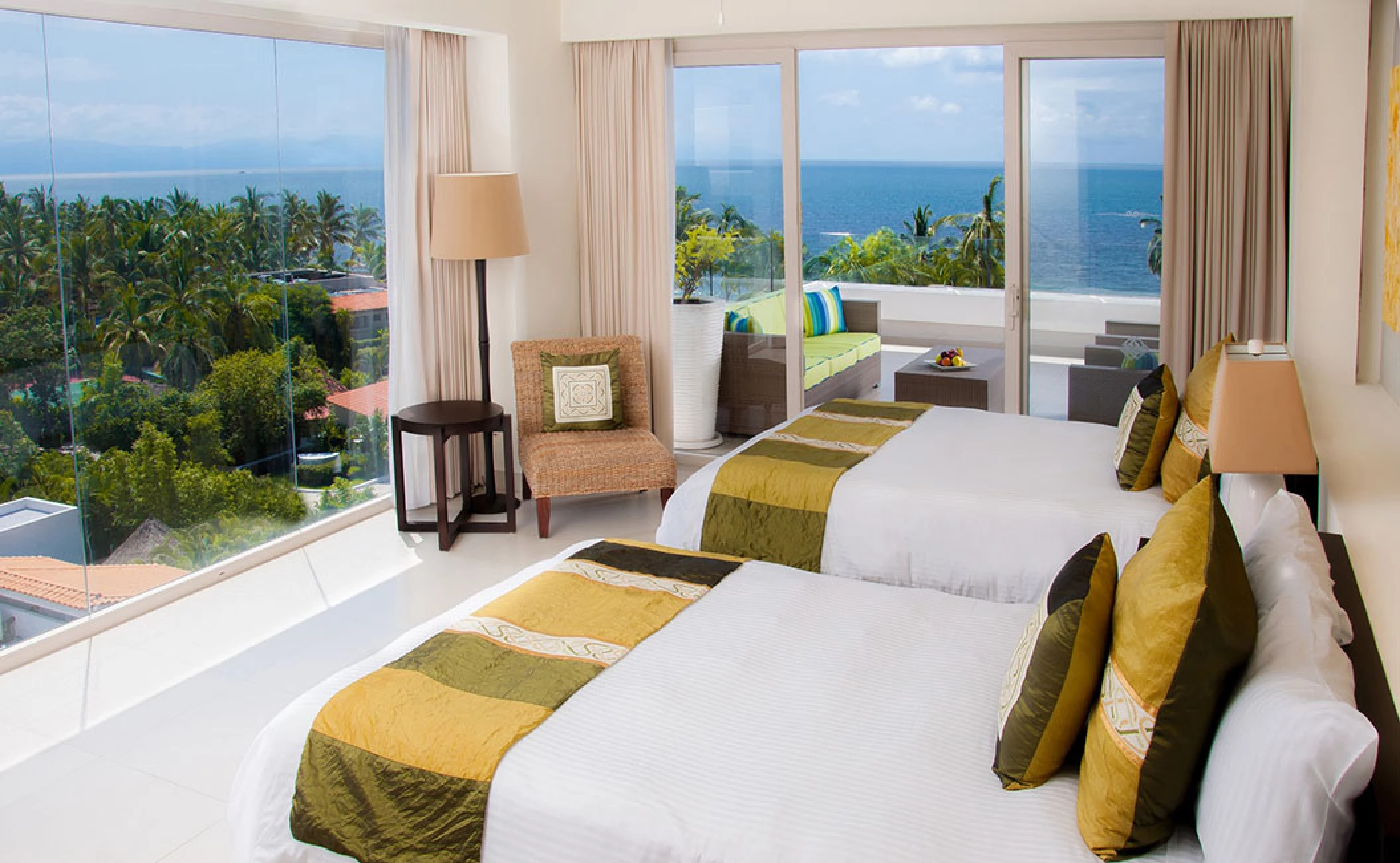 Rooms and suites at Marival Distinct Luxury residences.