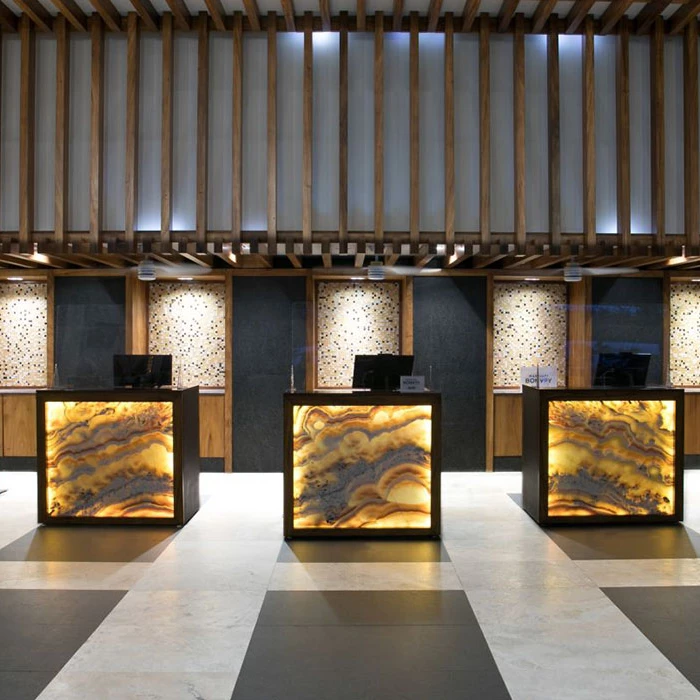 front desk at Marriott Puerto Vallarta